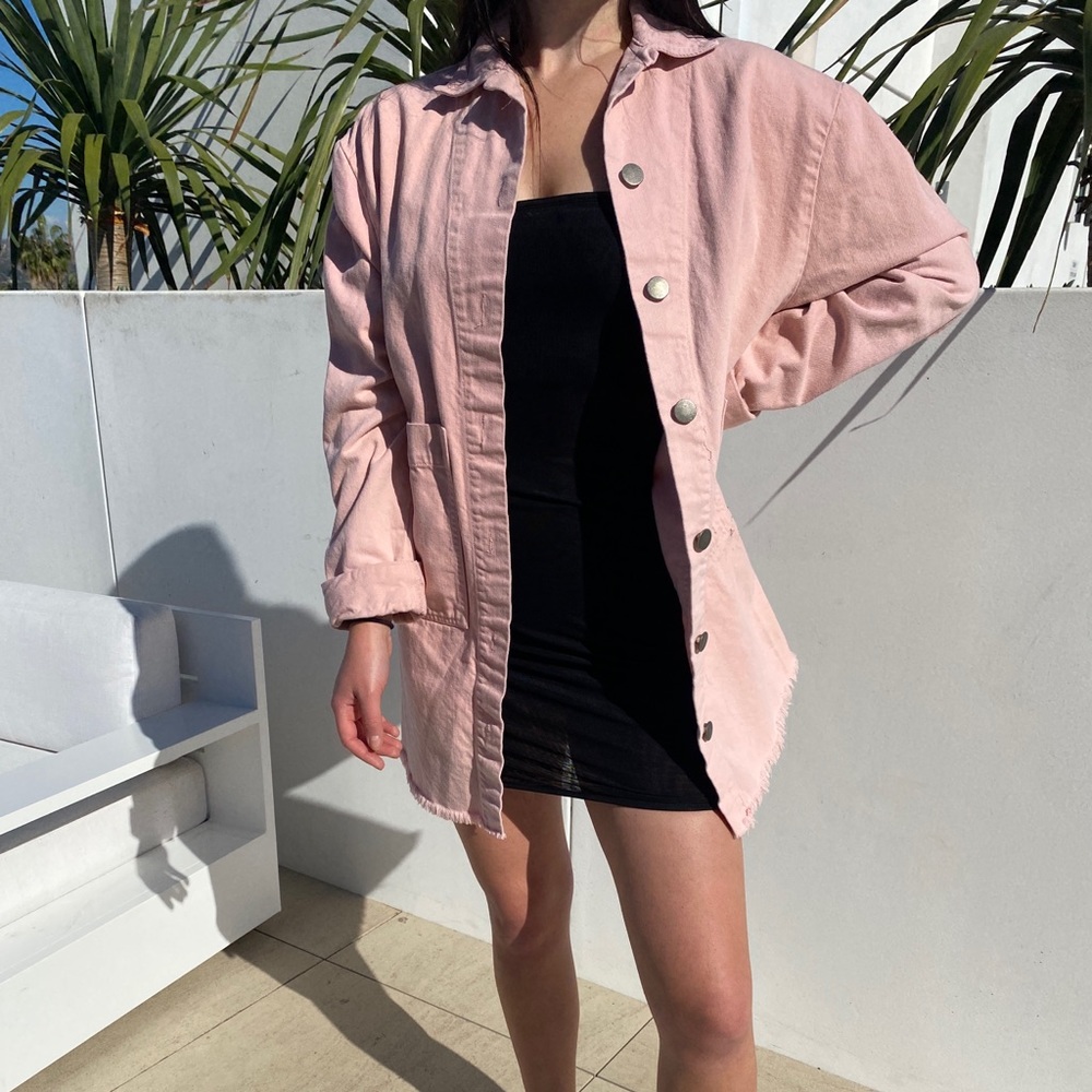 Asos Oversized Pink Jacket